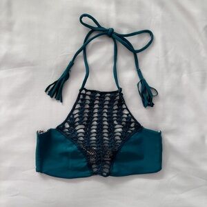 Acacia Swimwear Panama Top in Seaweed Size Petite